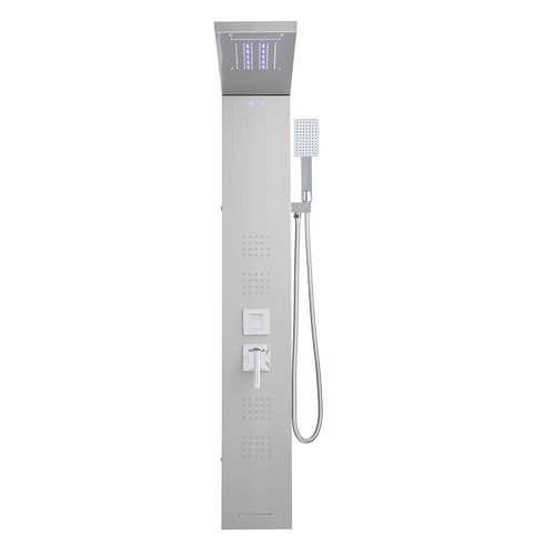 Colonne douche acier - colonne,
