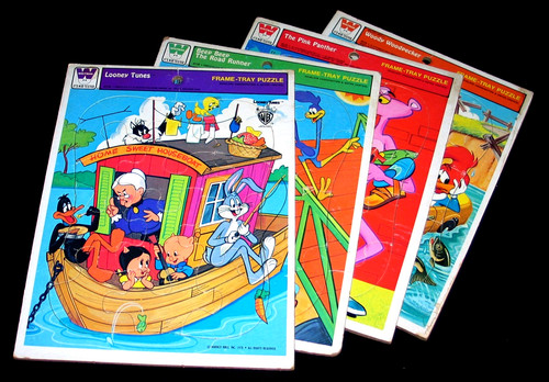 Lot puzzles vintage - lot,