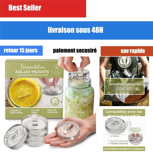 Poids fermentation verre - poids,