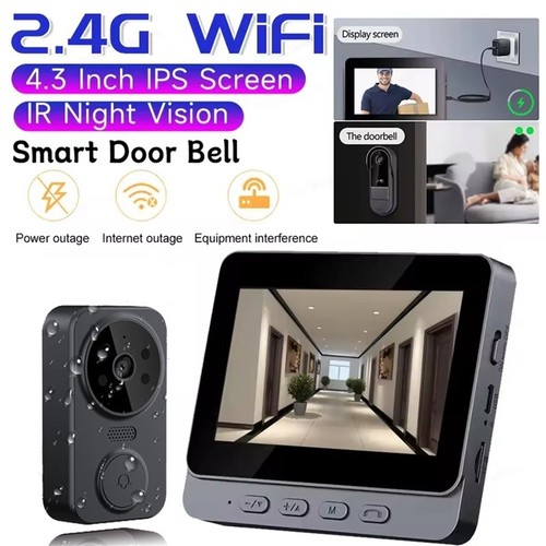Visiophone vidéo sans fil - visiophone,