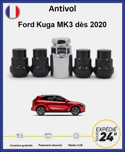 écrous antivol roues noir - Écrous,
