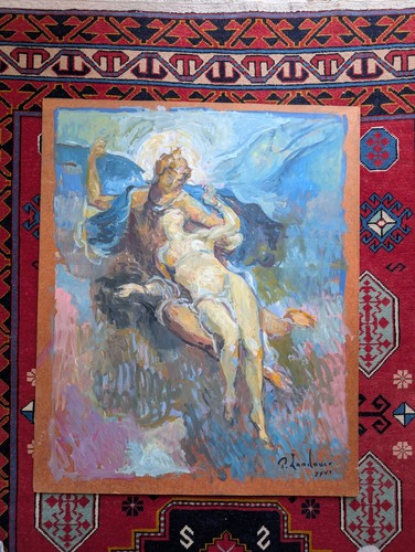 Hsp scène mythologique - scène, /