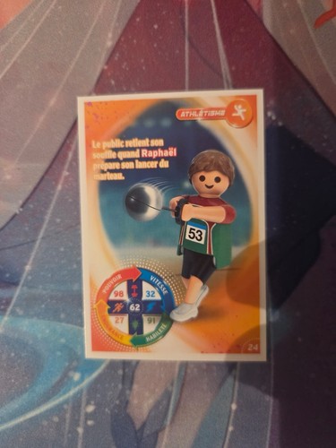 Playmobil carte athlétisme - carte,