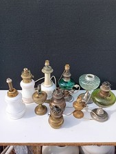Lot 10 Anciennes Lampe A Pétrole , Lot Revendeur Brocanteur Voir Photos 