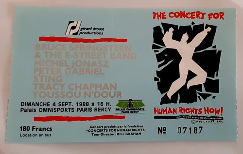 Ticket billet concert - billet, human