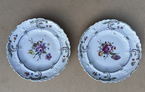 Ancienne paire assiettes - paire, d’assiettes