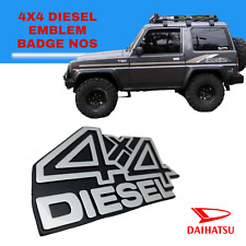 For DAIHATSU Taft GT F70 ROCKY FOURTRAK TAFT GT 4X4 DIESEL EMBLEM BADGE NOS	