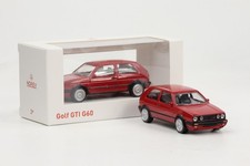 1:43 VW Golf II GTI G60 VOLKSWAGEN Rouge Jet Car Norev Diecast 840062
