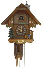 Coucou Schneider Chalet Forêt-Noire Ramoneur Mécanique 1 jour 20cm  | 7063/10