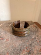 Ancien Bracelet Esclave Bronze