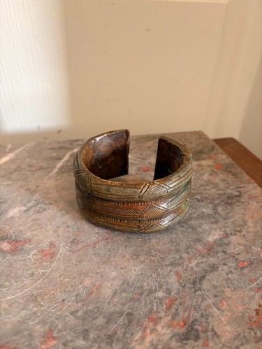 Ancien bracelet esclave bronze - ancien,