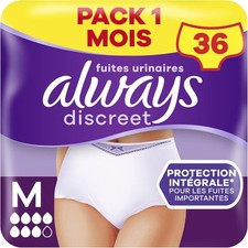 Always Discreet, 36 Culottes