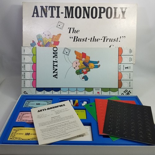 Vintage anti monopoly board - vintage,