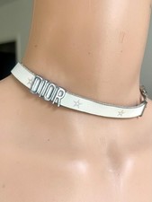 Dior D-Bee White Leather Charm