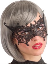 Gadget - Carnival Toys: 1770: Maschera Pipistrello In Tessuto Macrame' Su Carton