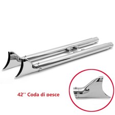 42" Dual Fishtail Tuyau