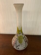 T. Legras Enamelled Decor Vase h 39 cm