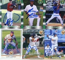 LOGAN WARMOTH SIGNED 2018 FLORIDA STATE LEAGUE TOP PROSPECT ROOKIE CARD FSL AUTO