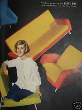 1958 AIRBORNE FURNITURE AND SET PRESS AD - Horak Photo
