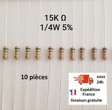 Résistance 15Kohm 10 pièces