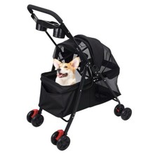 Poussette Chien Chat 4 Roues