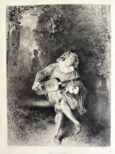 Antoine watteau gravure - antoine, eau