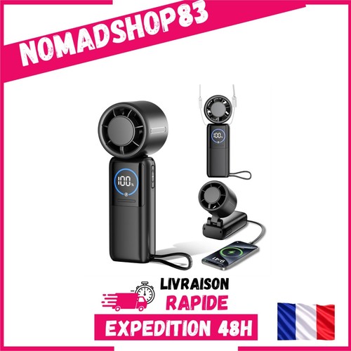 Ventilateur portable turbo - portable,