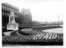 PHOTO MEURISSE - SOCIETY - 1930 - PARIS - FLORAL CARPET OF THE TUILERIES GARDEN