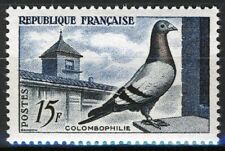 France 1957, 15 Fr Letter pigeon breeding VF MNH, Mi 1119
