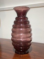 Vase en verre doyen floral