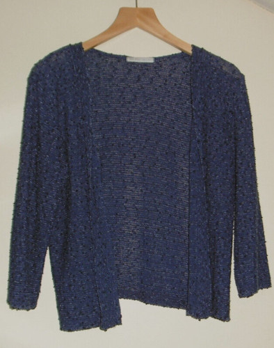 Beau gilet bleu manches - gilet,
