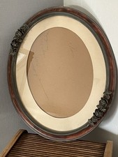 Ancien cadre ovale art déco