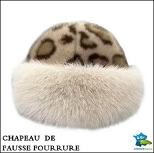 CHAPEAU NEUF FAUSSE FOURRURE