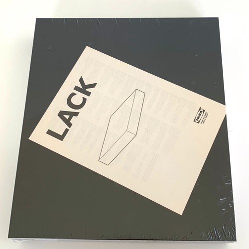 Ikea lack 16353 - black, floating