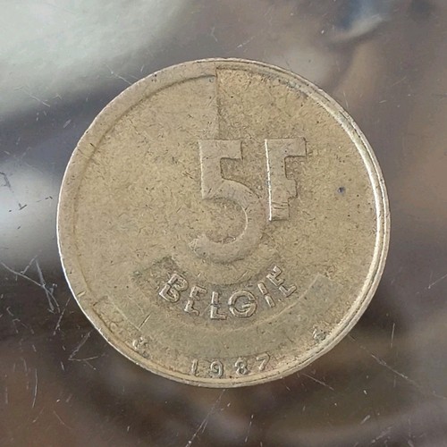 Belgique pièce francs 1987 - francs,