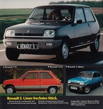 Renault 4 6 Rodeo 12 14 16 5 Alpine 15 17 Coupe Alpine A310 20 30 Brochure B15
