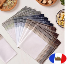 Mouchoirs Tissu Coton X6 - 40