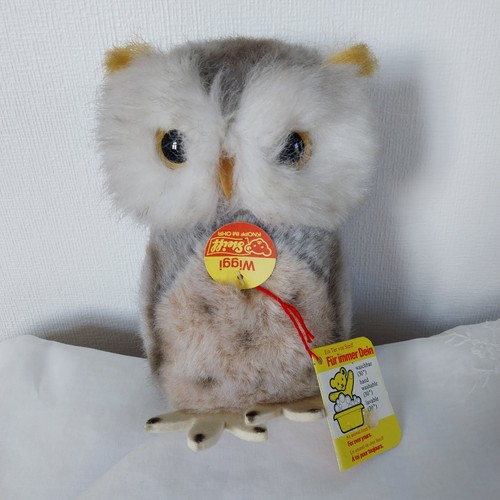 Vintage peluche hibou wiggi - vintage,