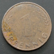 Allemagne – 1950  G – 1 pfennig Bundesrepublik Deuts (N0668) AB