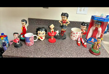 BETTY BOOP FIGURINES COLLECTION LOT of 9 Vintage most Danbury Mint
