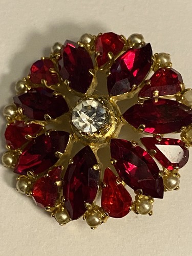 Grand bouton bijou cristal - grand,
