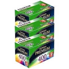 【Packs de 3】FUJIFILM Fujicolor Superia Premium 400 36-Exp 135 Color...