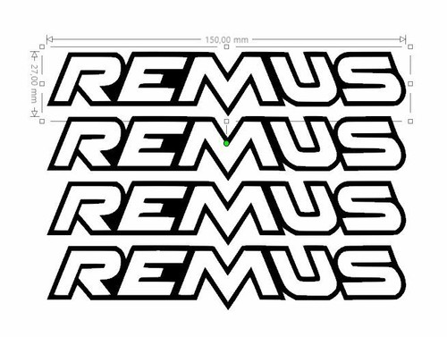 Sticker remus echappement - sticker,