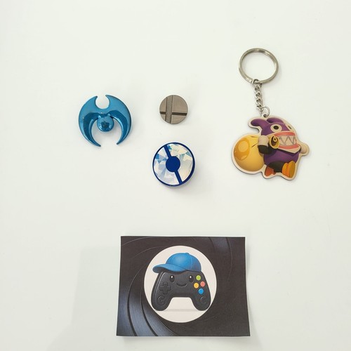 Lot porte clés badges - de,