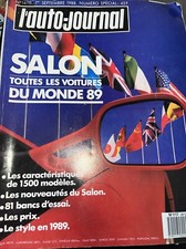 L’auto Journal Numero Special Salon Du Monde 1989 French 350+ Pages