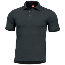 Pentagon Sierra Chemise Polo Armée Tactique T-shirt Police Sécurité Hommes Noir