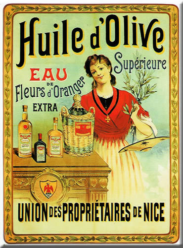 French advertising sign - advertising,