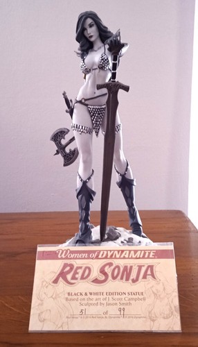 Women dynamite red sonja - red,