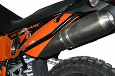 Pare carters Heed KTM 950 ADVENTURE (2002-06)/990 ADVENTURE (06-12) noir arrière