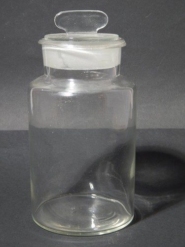 Antique vase albarello - antique, verre